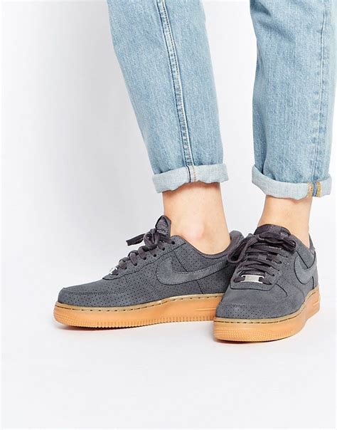 nike air force 1 grau wildleder damen|air force 1 damen.